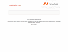 Tablet Screenshot of beastdating.com